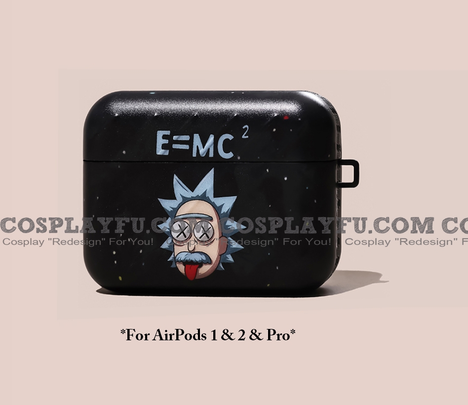 Cute Scientist Rick | Airpod Case | Silicone Case for Apple AirPods 1, 2, Pro